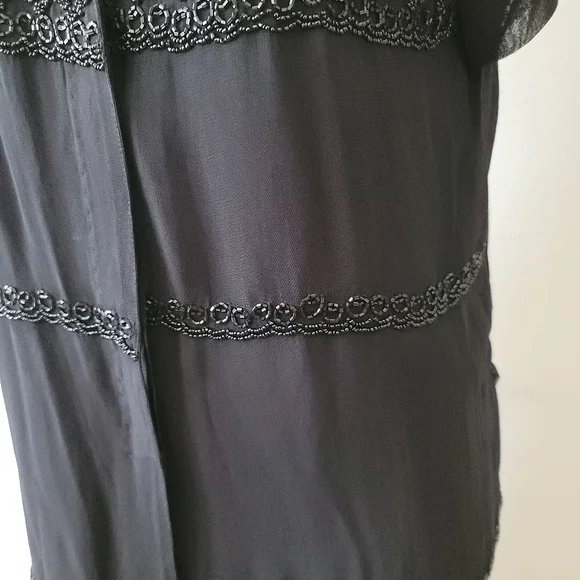 T Rose 2 Pc Beaded Dress/ Jacket Set Size Medium - Picture 5 of 11